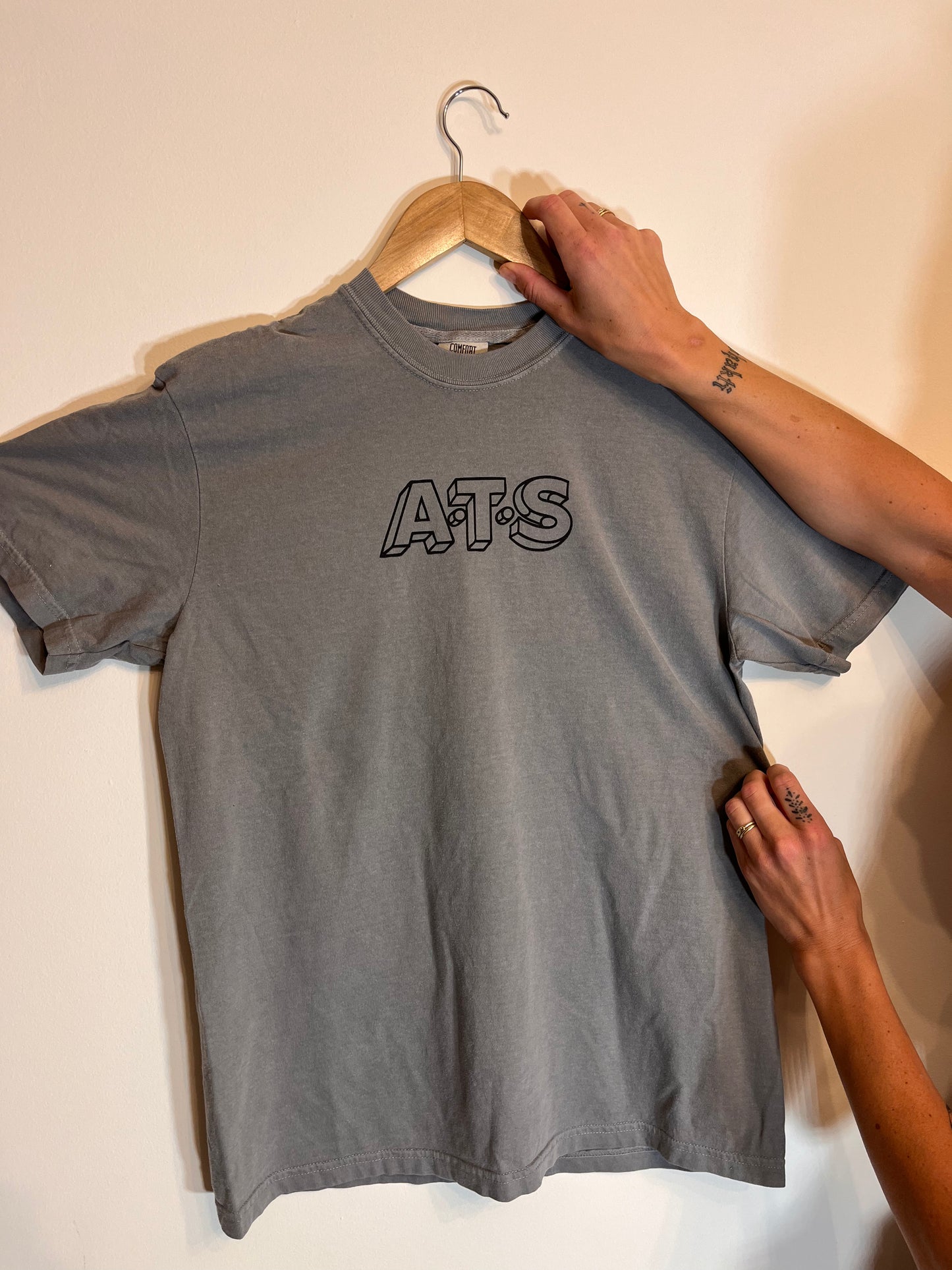 "ATS" Grey T Shirt